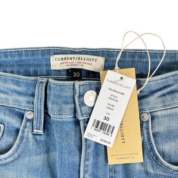 New Women’s Current/Elliot The Boulevard Bootcut Jeans Size 30 - Picture 3 of 10